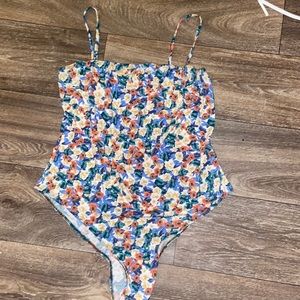 Floral body suit